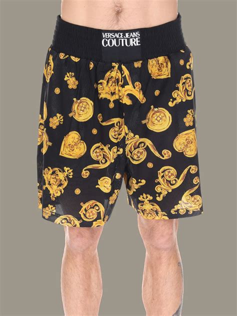 versace men's beach shorts|Versace jeans couture shorts.